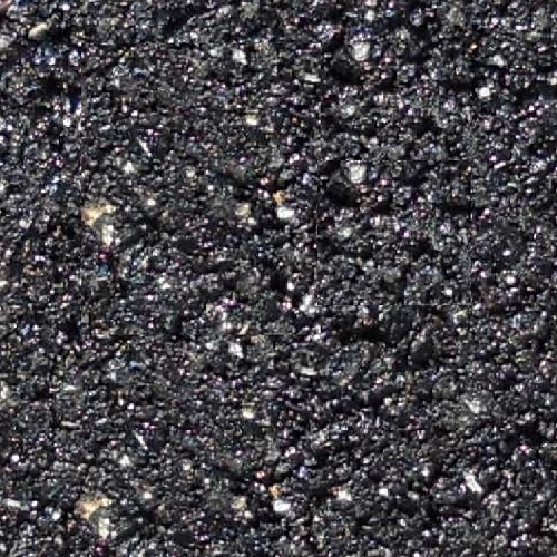 Zoom sur l'enrobé noir